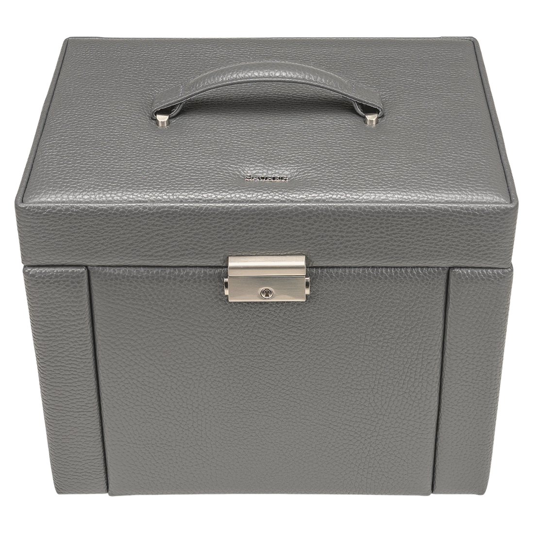 Jewelry box Marta granello / grey (full cowhide)