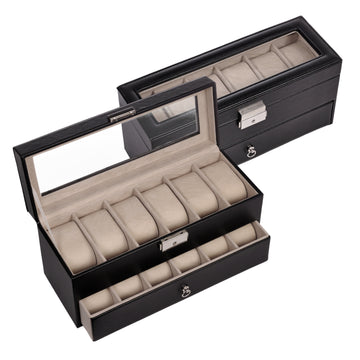 case for 12 watches standard / black