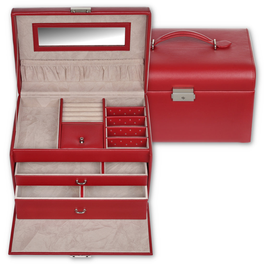 jewellery case Sarah standard / red