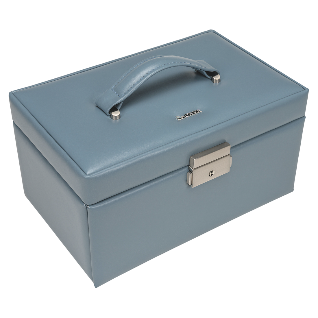 Schmuckkasten Elly pastello / hellblau (Leder)