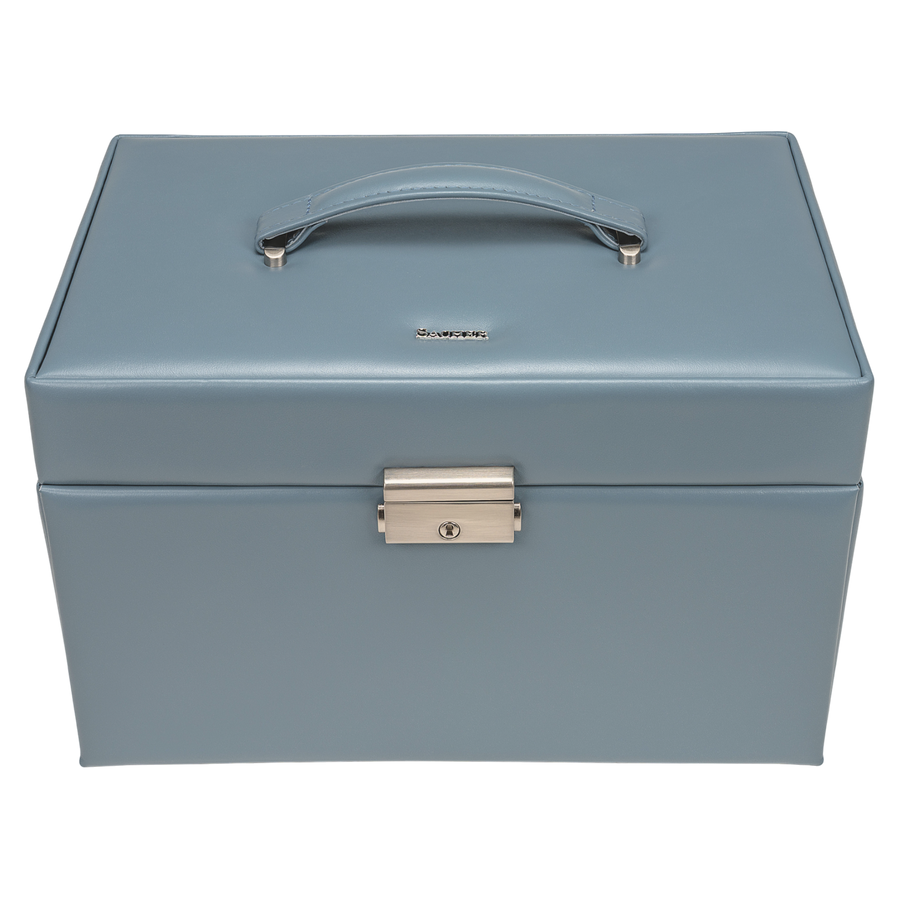 Schmuckkasten Lena pastello / hellblau (Leder)