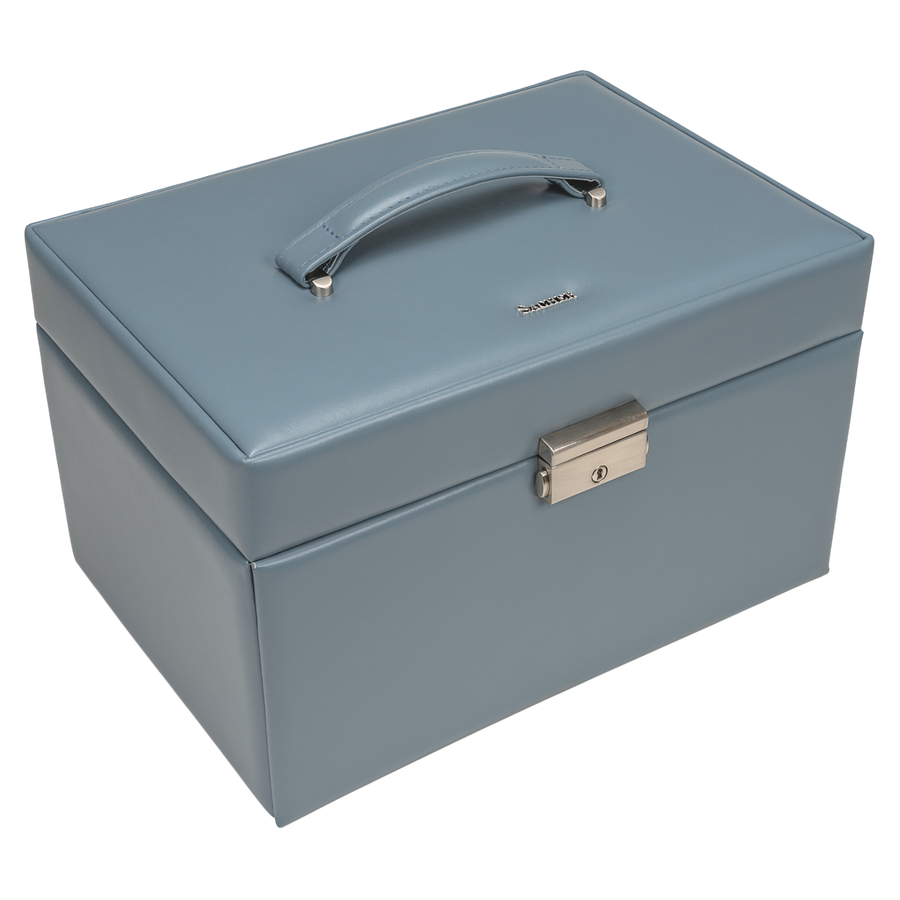 Schmuckkasten Lena pastello / hellblau (Leder)