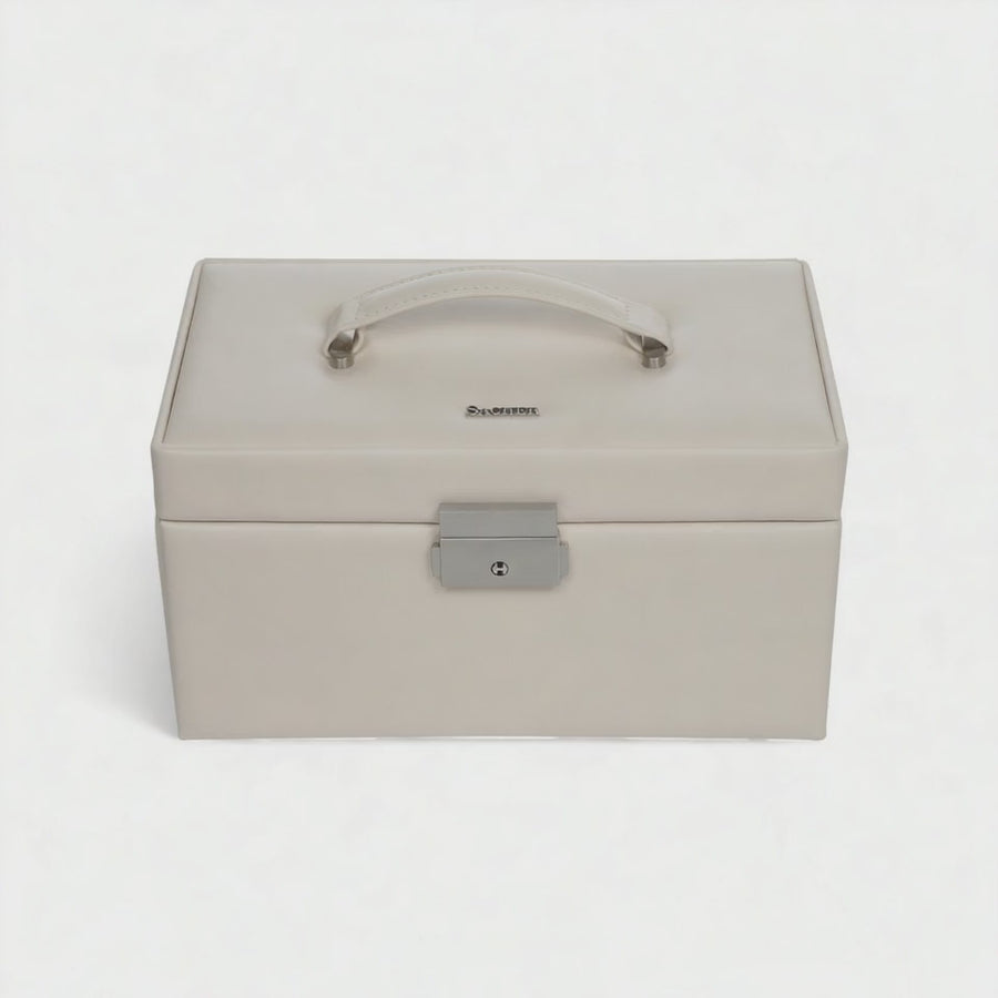 Schmuckkasten Elly elegance / sand (Vollrindleder)