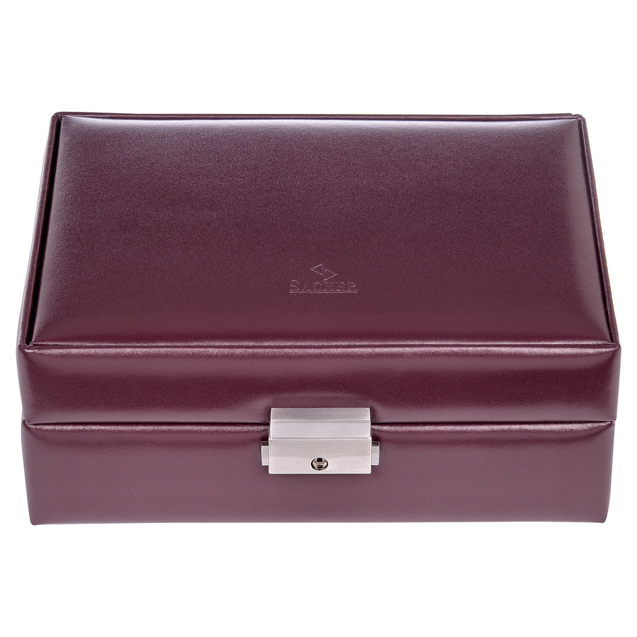 Jewelry box Britta new classic / bordeaux (leather)