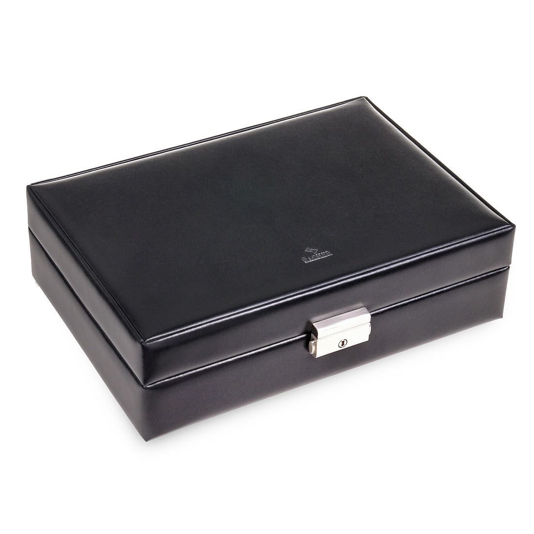 case for 12 watches new classic / black (leather)