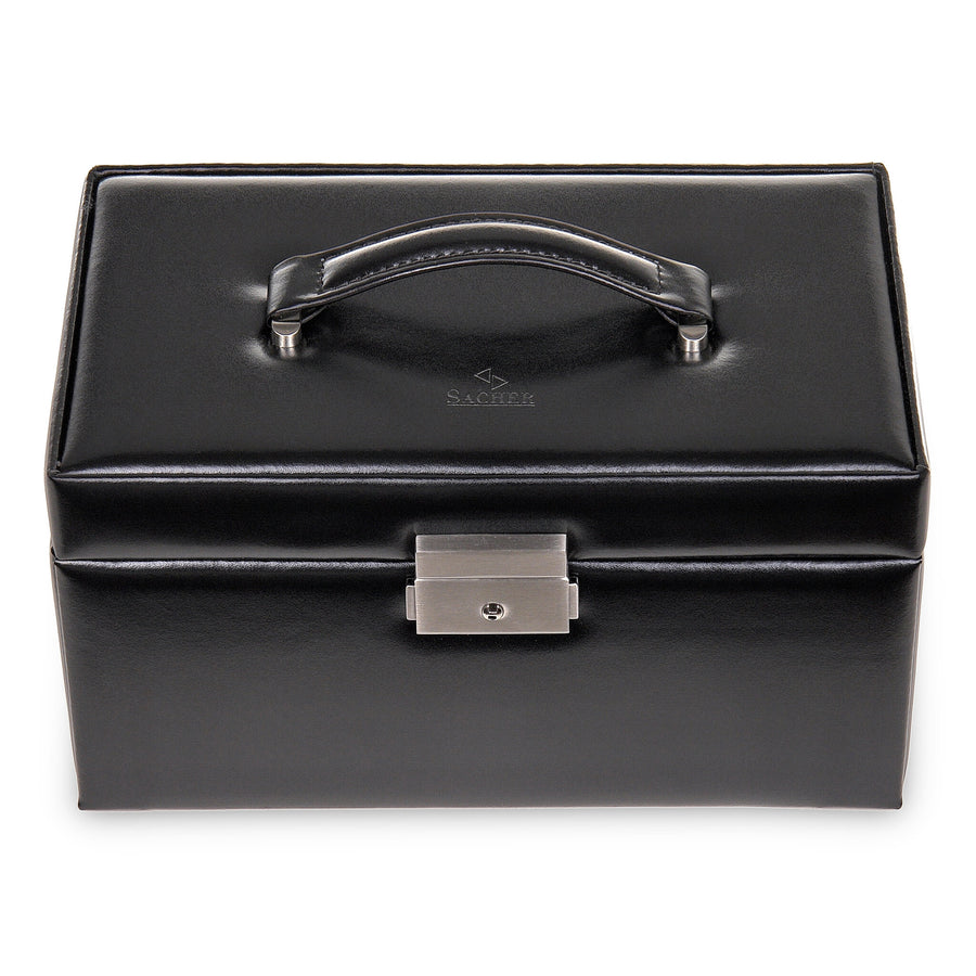 jewellery case Eva new classic / black (leather)
