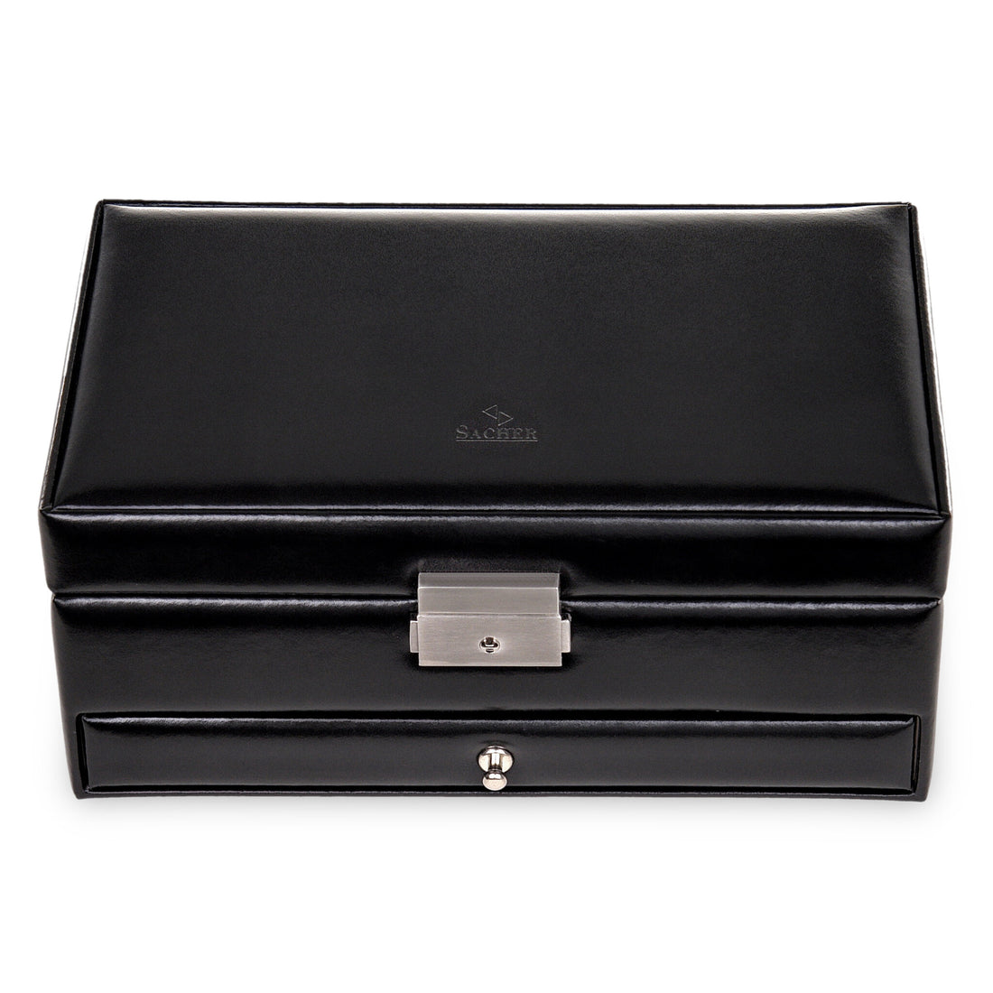 Schmuckkassette Hanna new classic / schwarz (Leder)