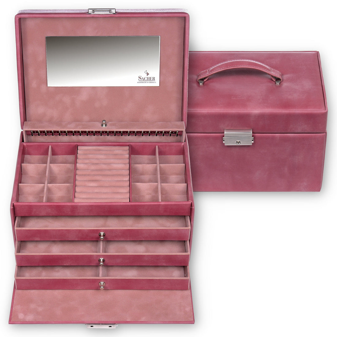 – Manufaktur 1846 / SACHER Store rosé Offizieller Jasmin pastello | alt Schmuckkasten