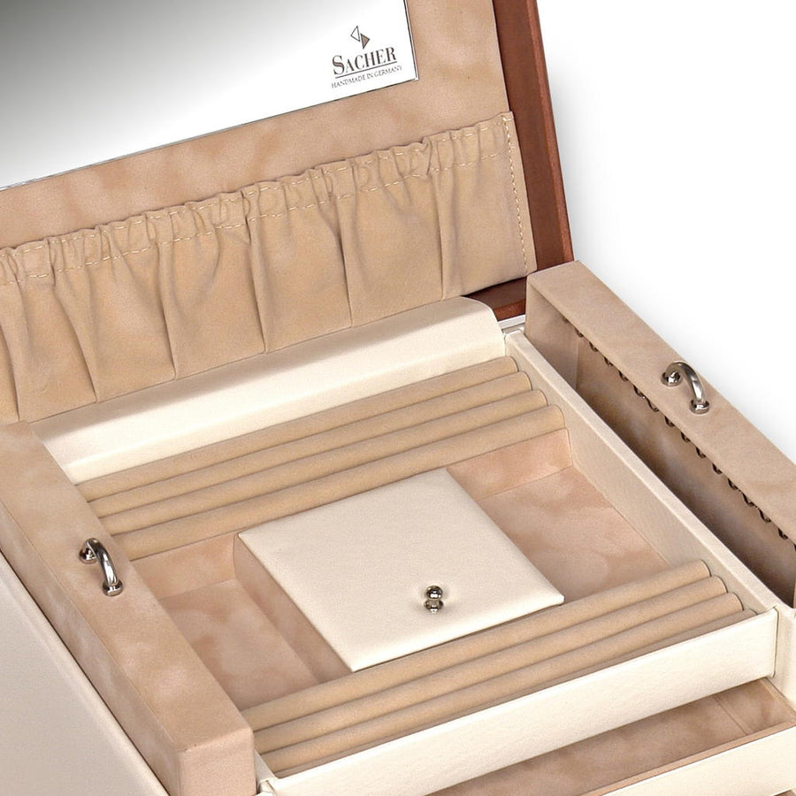 Maxima travel / cream jewelry box