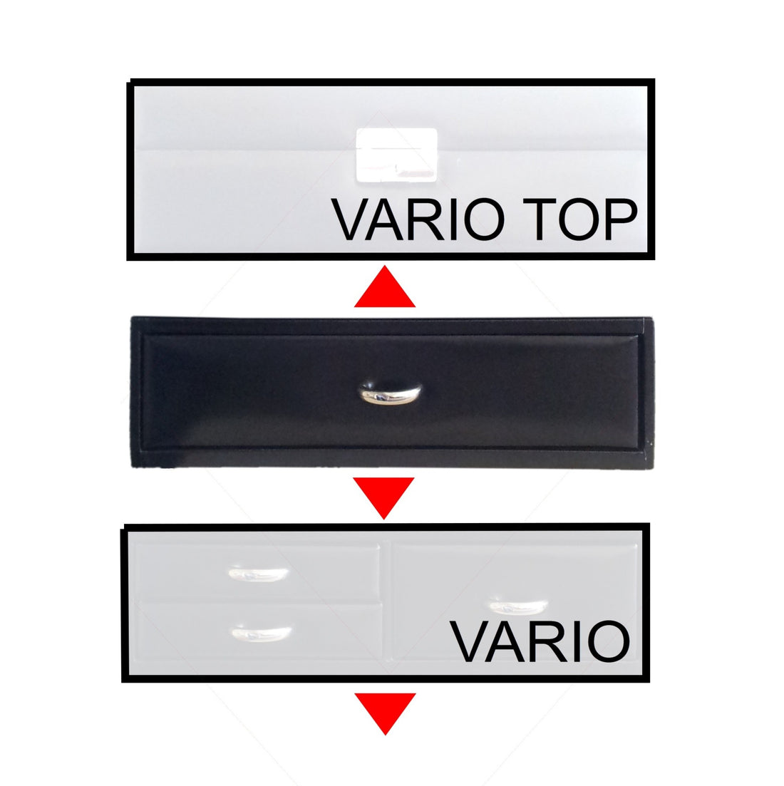 Standard-Modul VARIO vario / schwarz (Leder)