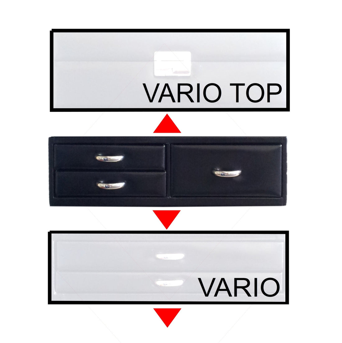 Standard-Modul VARIO Uhren vario / schwarz (Leder)